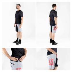 Force MTB-11 sv.šedé kraťasy s odnímateľnou vložkou