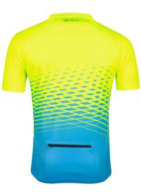Force MTB ANGLE fluo-modrý cyklistický dres - kr. rukáv POUZE XS (VÝPRODEJ)
