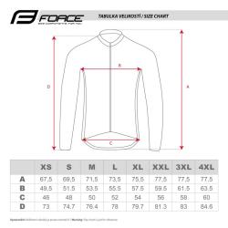 Force MTB ANGLE fluo-modrý cyklodres - dl. rukáv + Force BLADE MTB černé cyklokraťasy