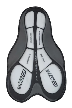 Force MTB ANGLE fluo-modrý cyklodres - dl. rukáv + Force BLADE MTB černé cyklokraťasy