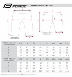 Force MTB ANGLE fluo-modrý dres + Force MTB-11 fluo cyklokraťasy