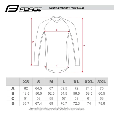 Force MTB ANGLE bílo-modrý dámský cyklodres - dl.rukáv
