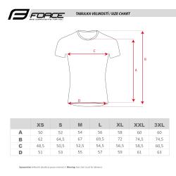 Force MTB ANGLE bílo-modrý dámský cyklodres - kr. rukáv