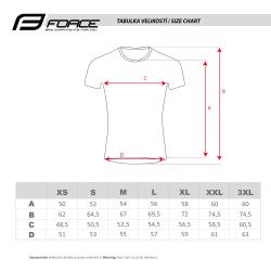 Force MTB ANGLE bielo-modrý dámsky cyklodres - kr. rukáv