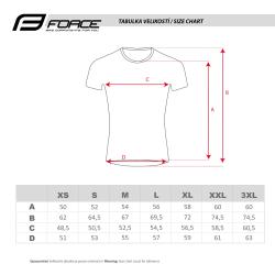 Force MTB ANGLE bielo-modrý dámsky cyklodres - kr. rukáv