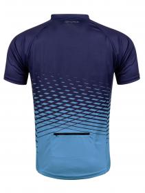 Force MTB ANGLE modrý cyklistický dres - kr. rukáv