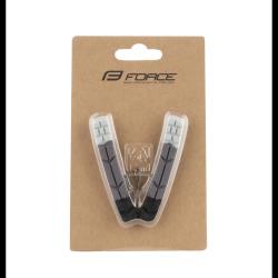 Force Gumičky bŕzd F náhradné, čierno-sedo-biele 70mm