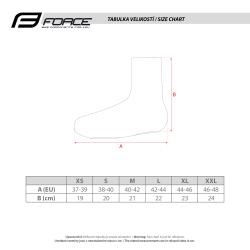 Force HIGH EASY čierne návleky na tretry