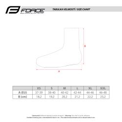 Force NEOPRENE BASIC čierne návleky na tretry