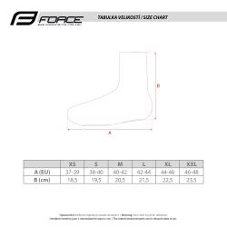 Force PU DRY ROAD fluo návleky treter