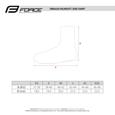 Force PU DRY ROAD fluo návleky treter
