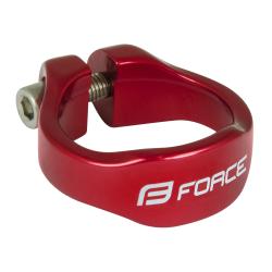 Force Objímka sedlovky na inbus 34.9mm Al, červená