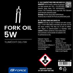 Force Olej tlmičový Forks and Shocks 5W, 1l