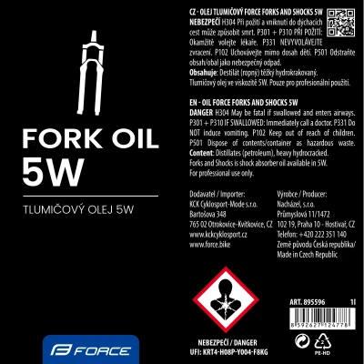 Force Olej tlumičový Forks and Shocks 5W, 1l