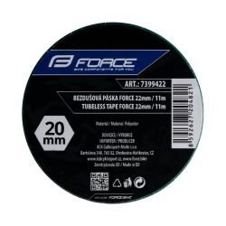 Force Páska bezdušová Tubeless lepiaca 20mm x 11m