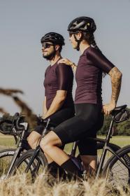 Force PASSION LADY čierne cyklokraťasy so šrákmi a vložkou