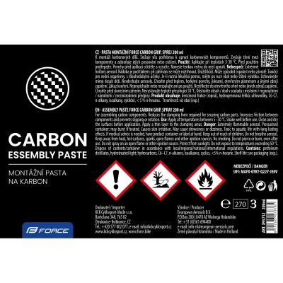 Force Mazivo-sprej Carbon Grip 200ml