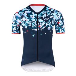 Force PATRIOT modrý cyklistický dres - kr. rukáv