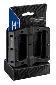 Force Pedále BLIZZ 2.0 nylonové, priem. ložiská, čierne