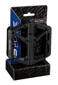 Force Pedále BLIZZ nylonové, priem. ložiská, čierne