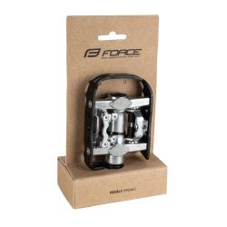 Force Pedále nášľapné MTB jednostranné, čierne