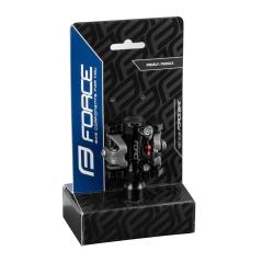 Force Pedále nášľapné MTB guľôčkové ložiská, čierne