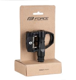 Force Pedály nášlapné silniční + zarážky, černé