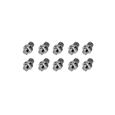Force hliníkové piny pro pedály M4 x 09 mm, sada 10 ks