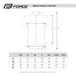 Force POINTS černo-bílo-tyrkysový dámský cyklodres POUZE S (VÝPRODEJ)