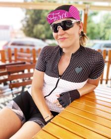 Force Čepička s kšiltem F POINTS letní černo-růžová