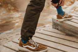 Force Ponožky FLAKE modro-červené