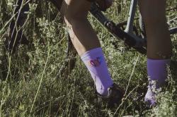 Force Ponožky IN HEART dlhé fialové