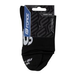 Force Ponožky IN HEART krátké černé