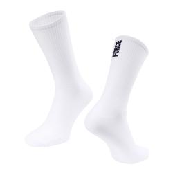 Force Ponožky LONGER SLIM bílé