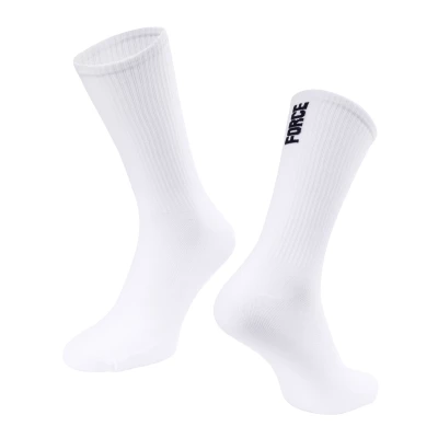 Force Ponožky LONGER SLIM bílé