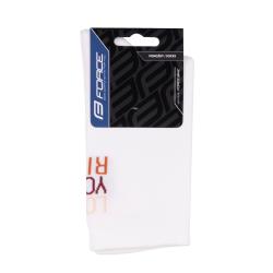 Force Ponožky LOVE YOUR RIDE bílé