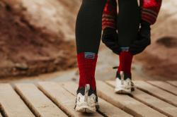 Force Ponožky NORTH červeno-modré