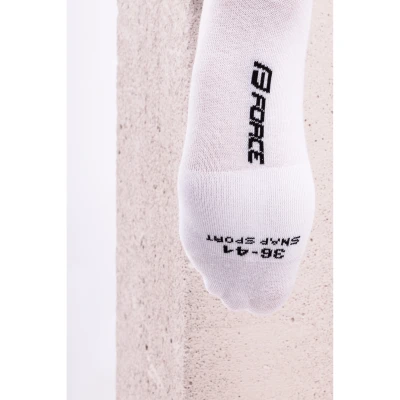 Force Ponožky SNAP SPORT bílé