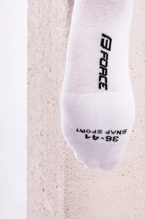 Force Ponožky SNAP SPORT bílé