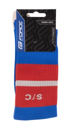 Force Ponožky STRIPE dlouhé modré