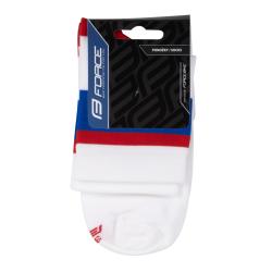 Force Ponožky STRIPE krátké bílo modré