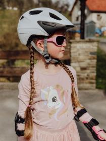 Force AKITA bílá dětská cyklopřilba