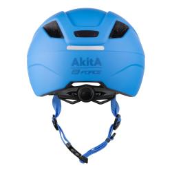 Force AKITA modrá dětská cyklistická přilba