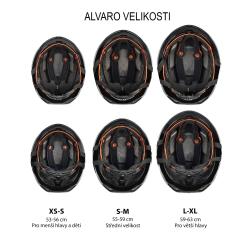 Force ALVARO AERO bílá cyklistická přilba