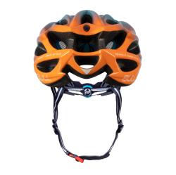 Force BULL HUE modro-oranžová cyklistická přilba