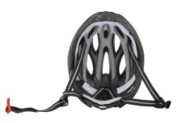 Force BULL HUE čierna-šedá cyklistická prilba