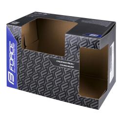 Force BULL HUE černá-šedá cyklistická přilba