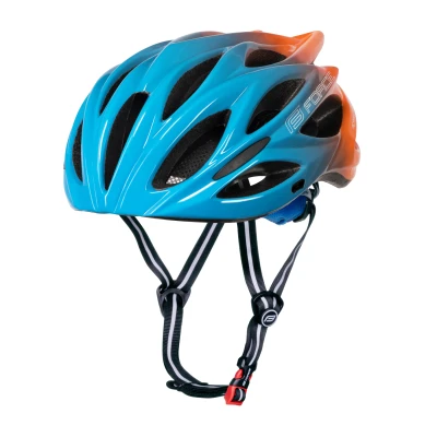 Force BULL HUE modro-oranžová cyklistická přilba
