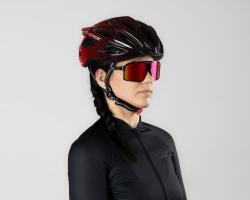 Force BULL HUE MIPS černo-červená cyklistická přilba