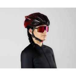 Force BULL HUE MIPS černo-červená cyklistická přilba